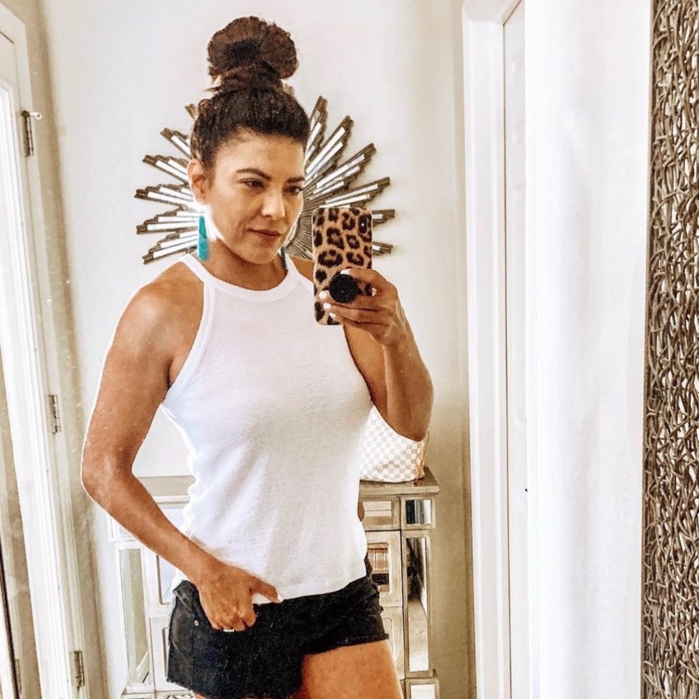White tank top